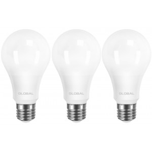 Набор светодиодных LED ламп MAXUS GLOBAL: 12W E27 3 штуки